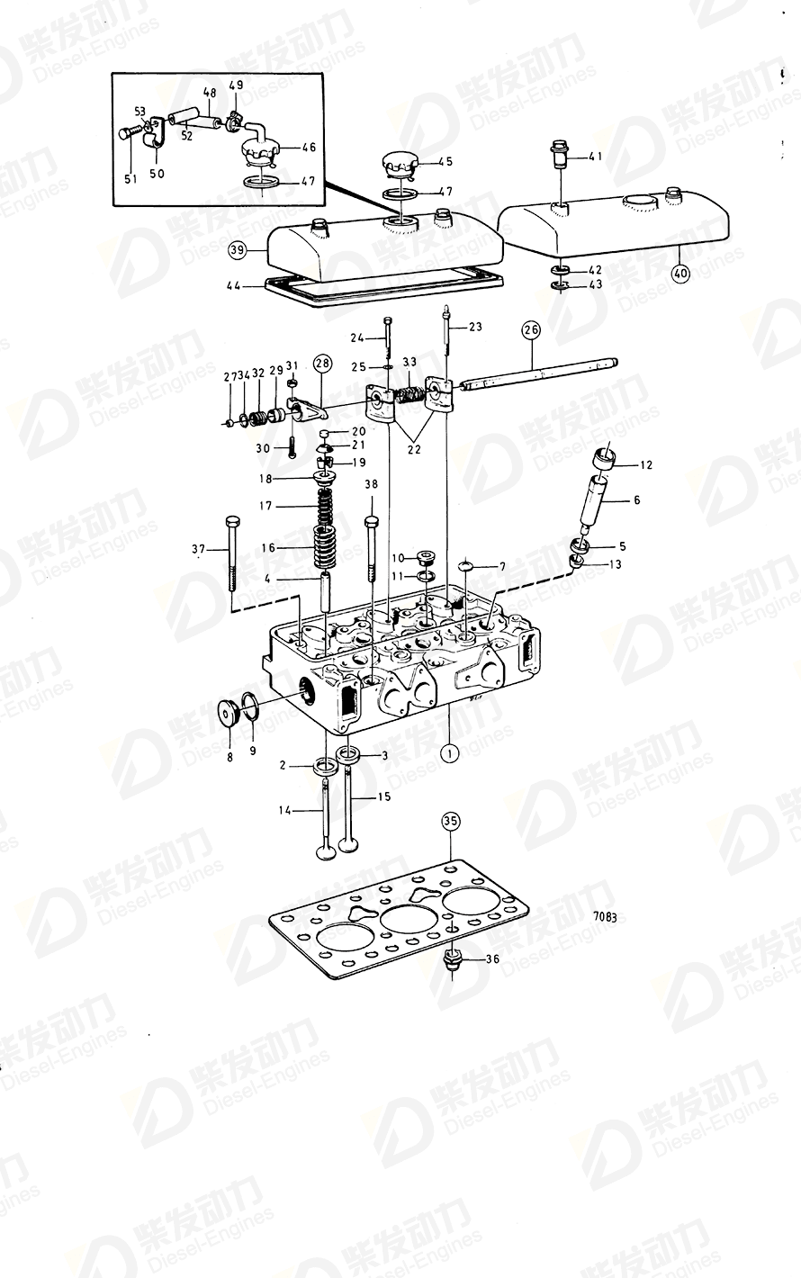 volvo penta Spring 421173 Drawing volvo penta Spring 421173 Drawing
